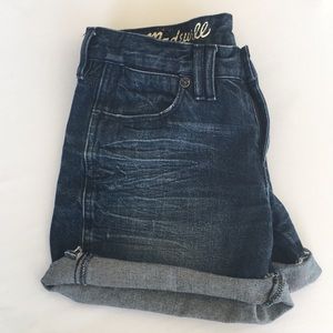 SOLD! Madewell dark denim shorts size 24